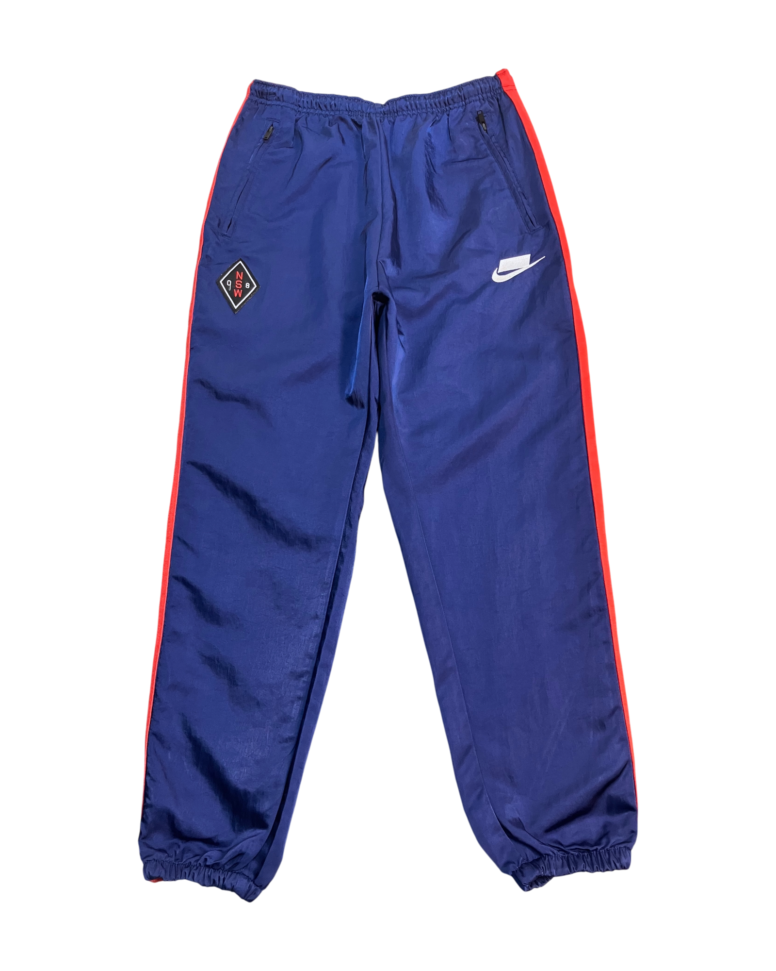 blue jogger pants