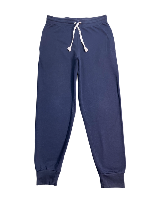 blue jogger pants