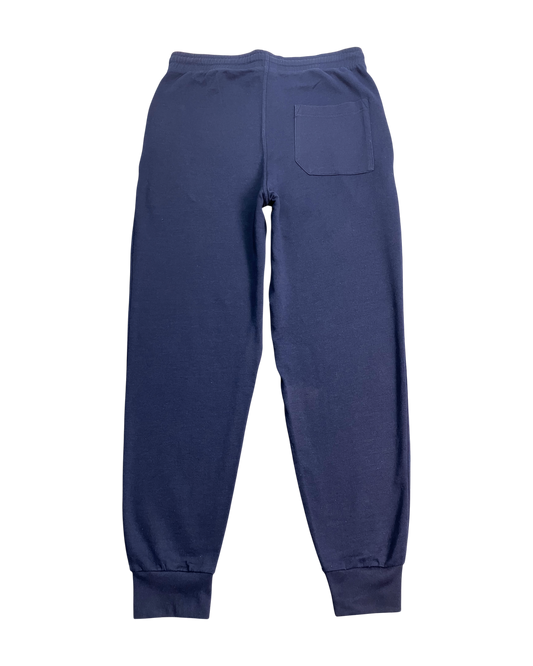 blue jogger pants