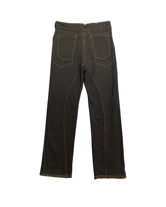 black sample experiment sweat pants