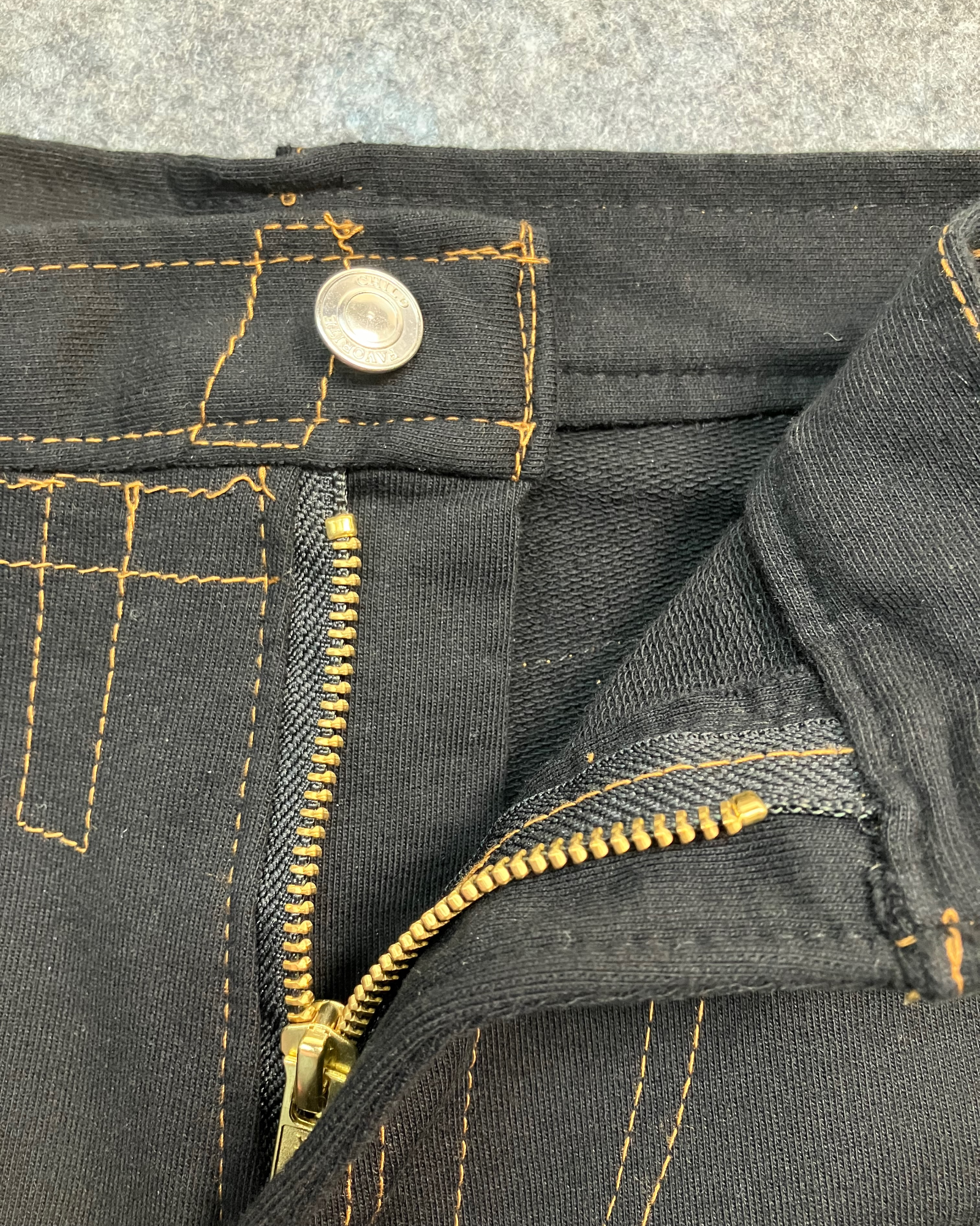 black sample experiment sweat pants