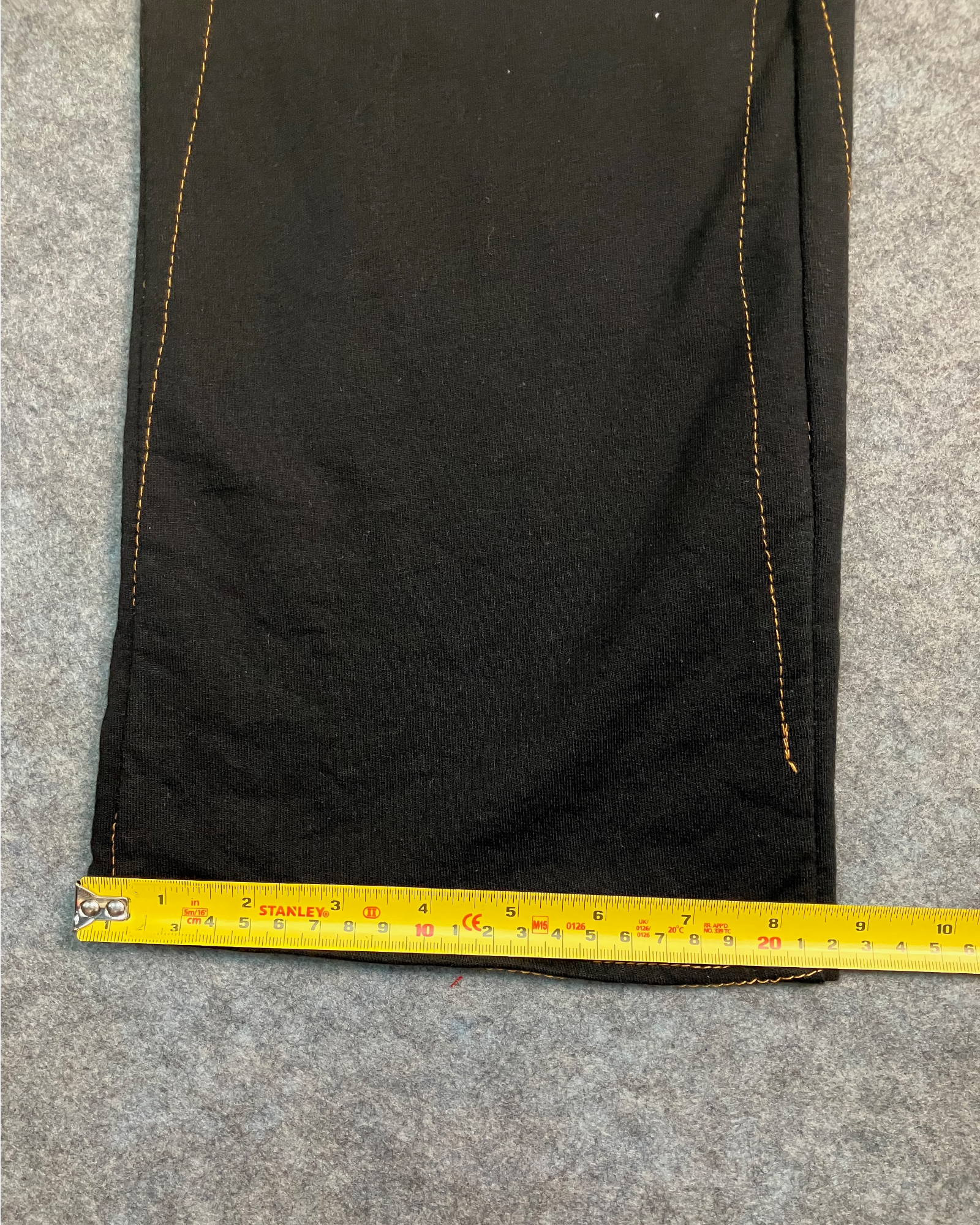 black sample experiment sweat pants