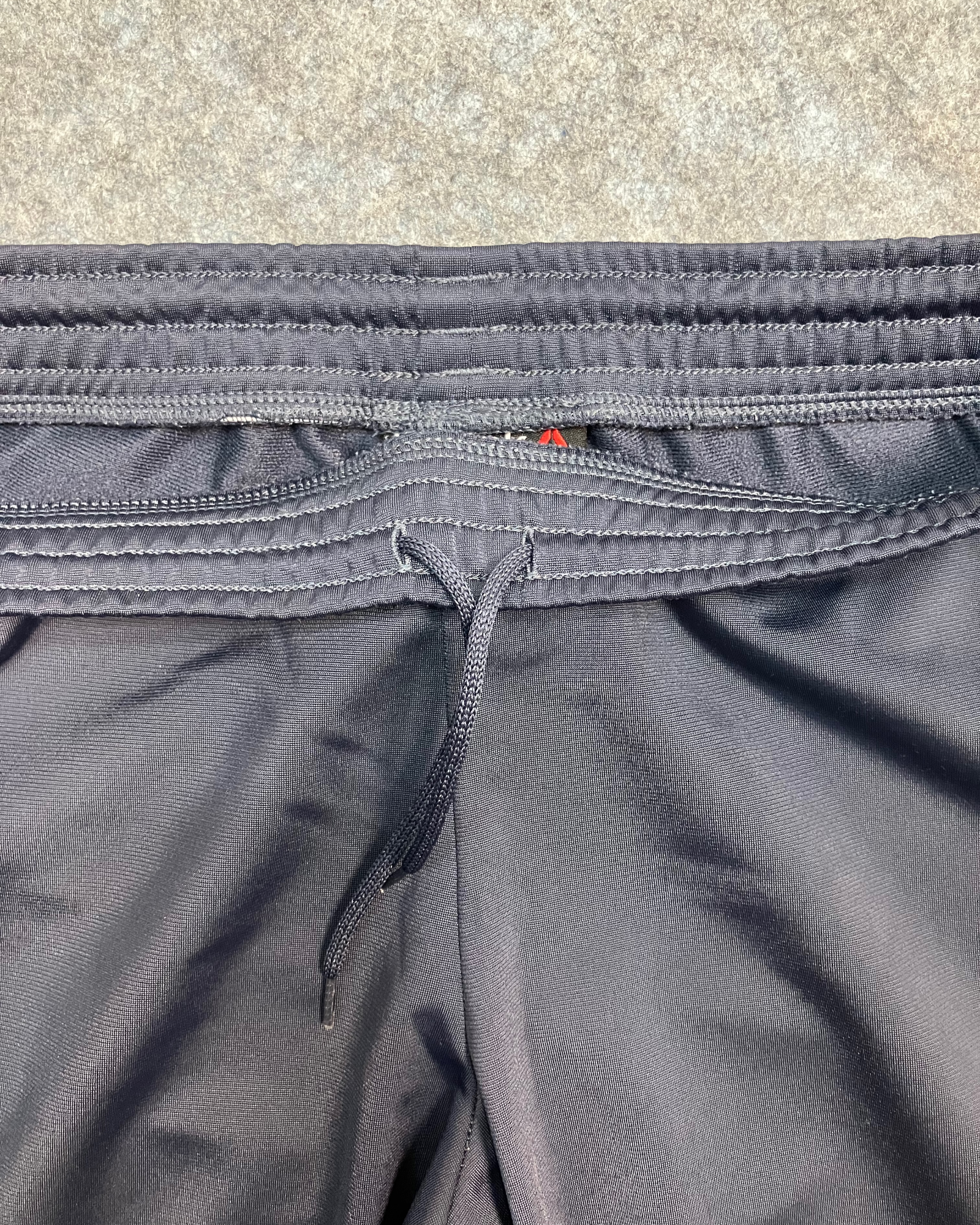 blue polyester jogger pants