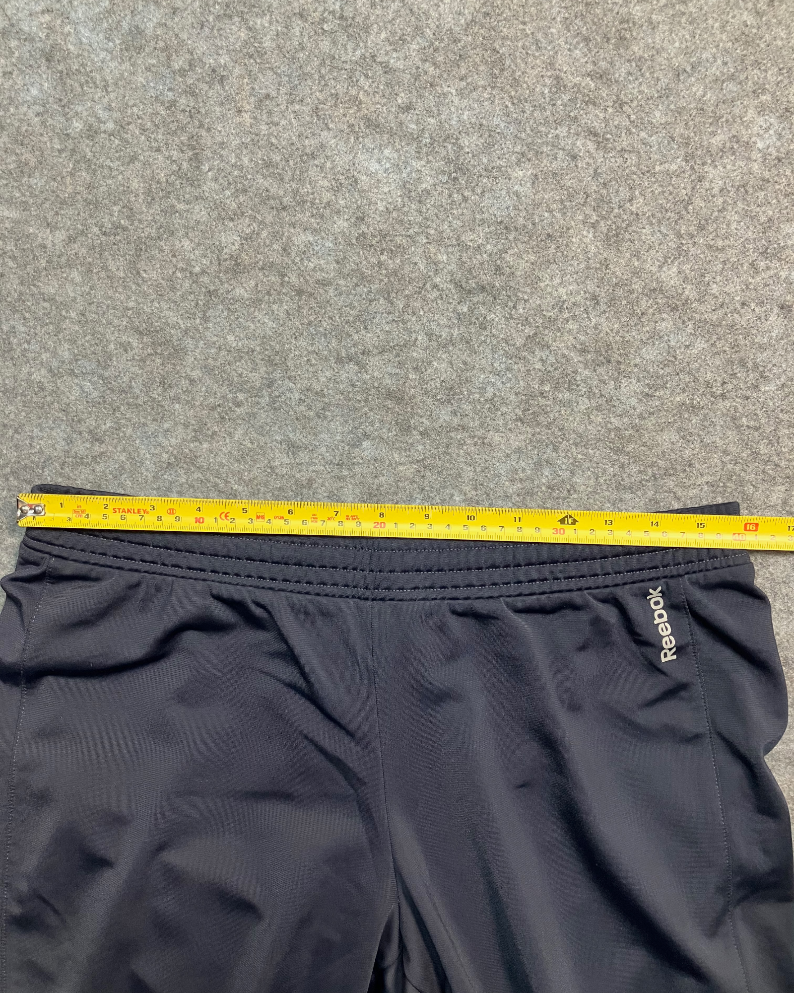 blue polyester jogger pants