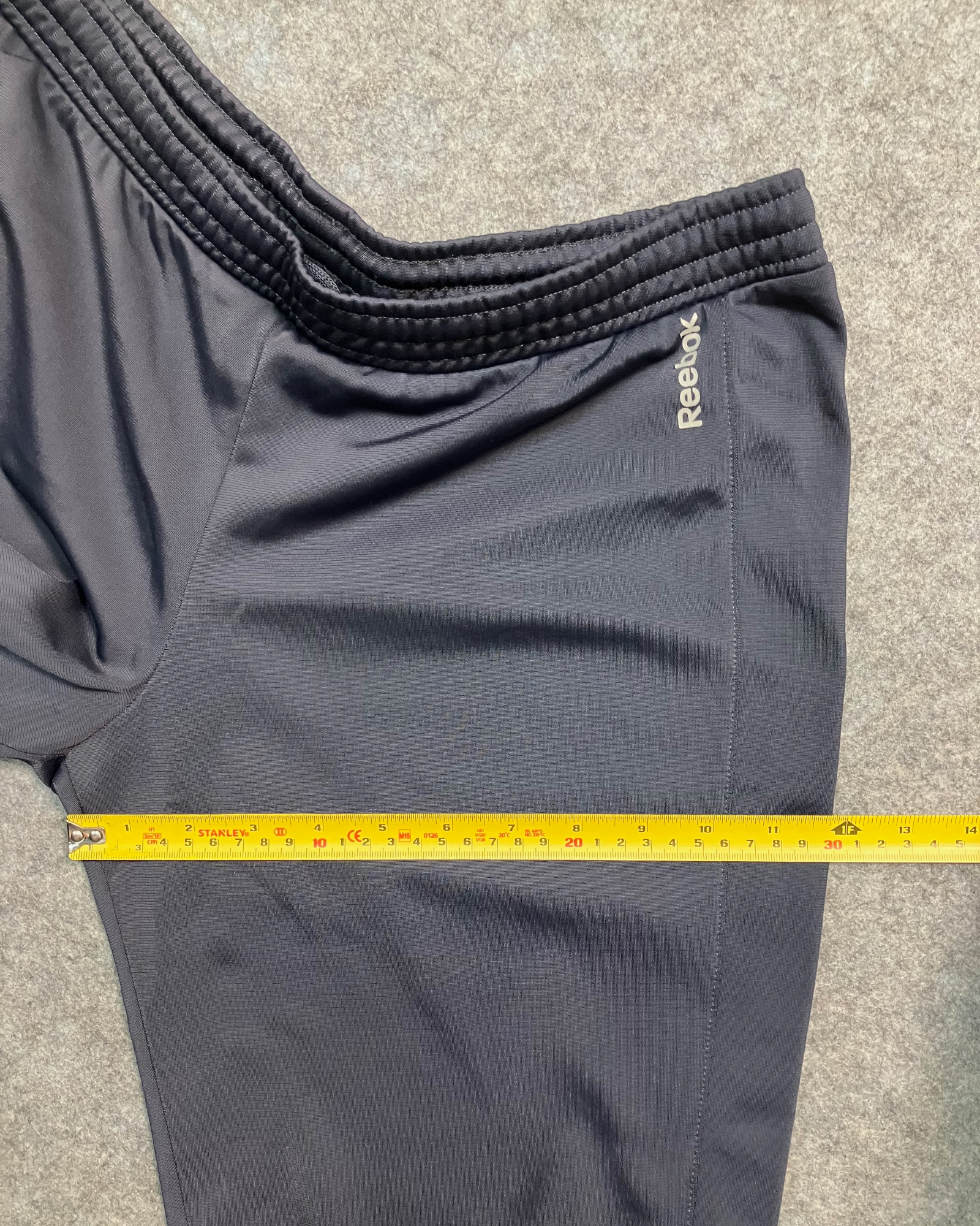 blue polyester jogger pants