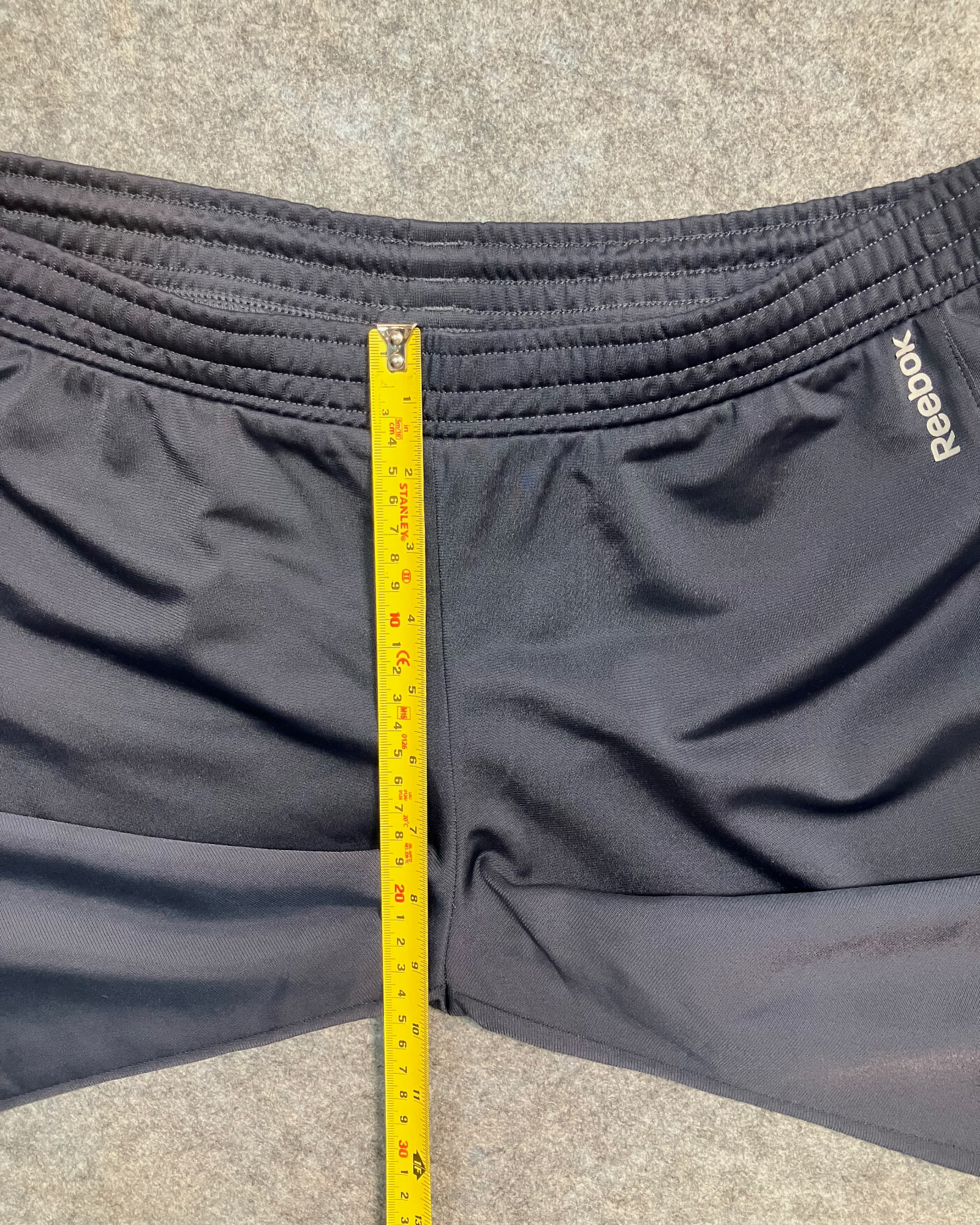 blue polyester jogger pants