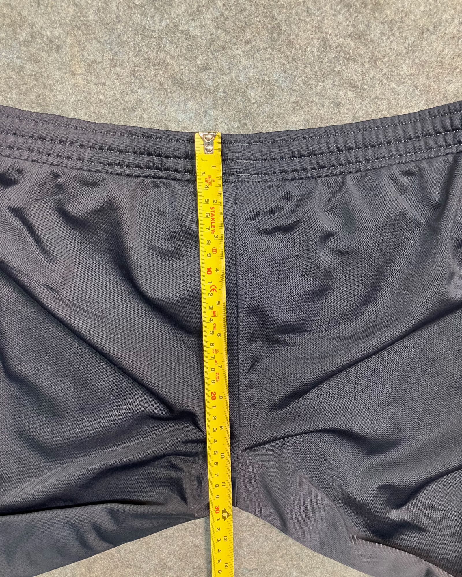 blue polyester jogger pants