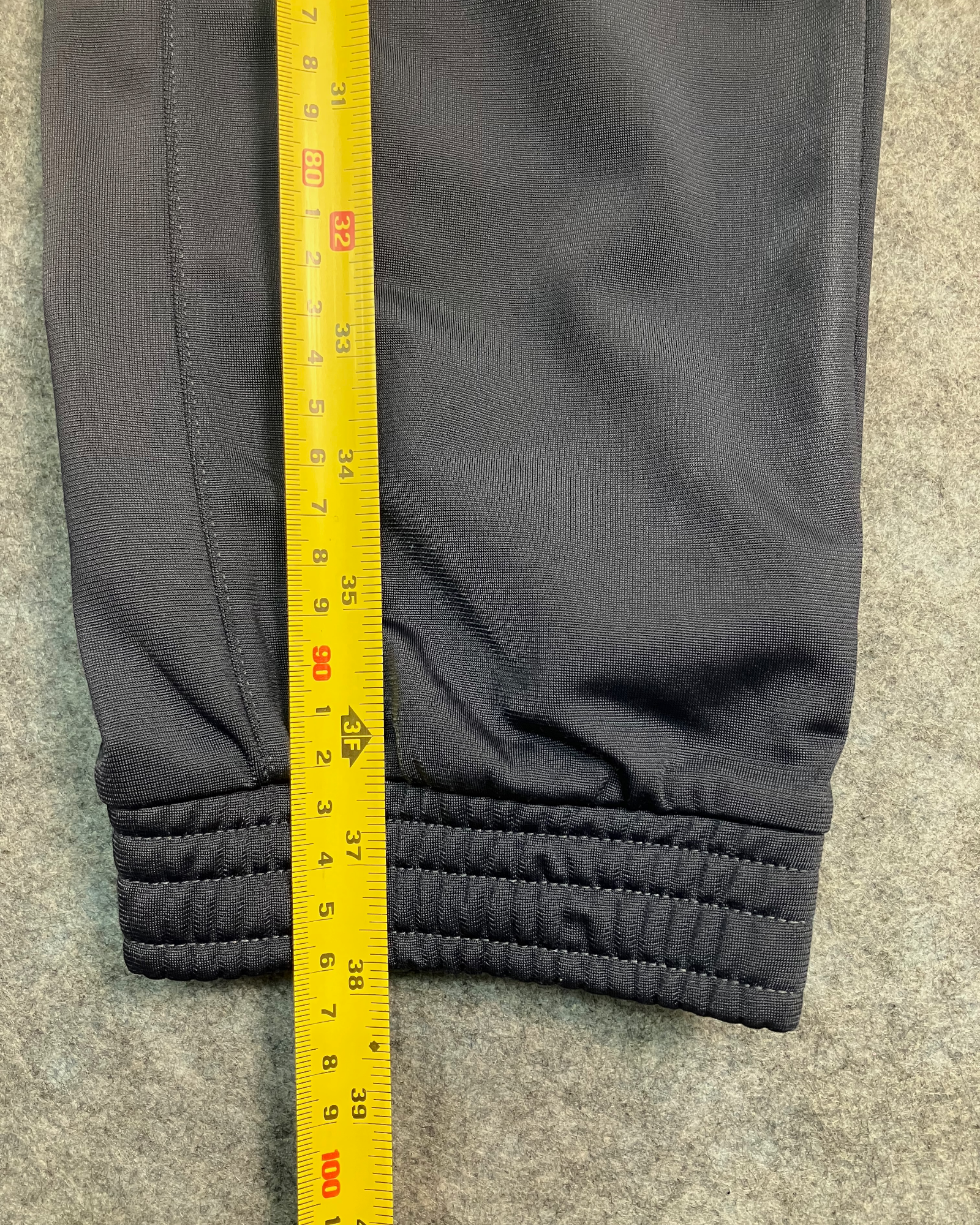 blue polyester jogger pants