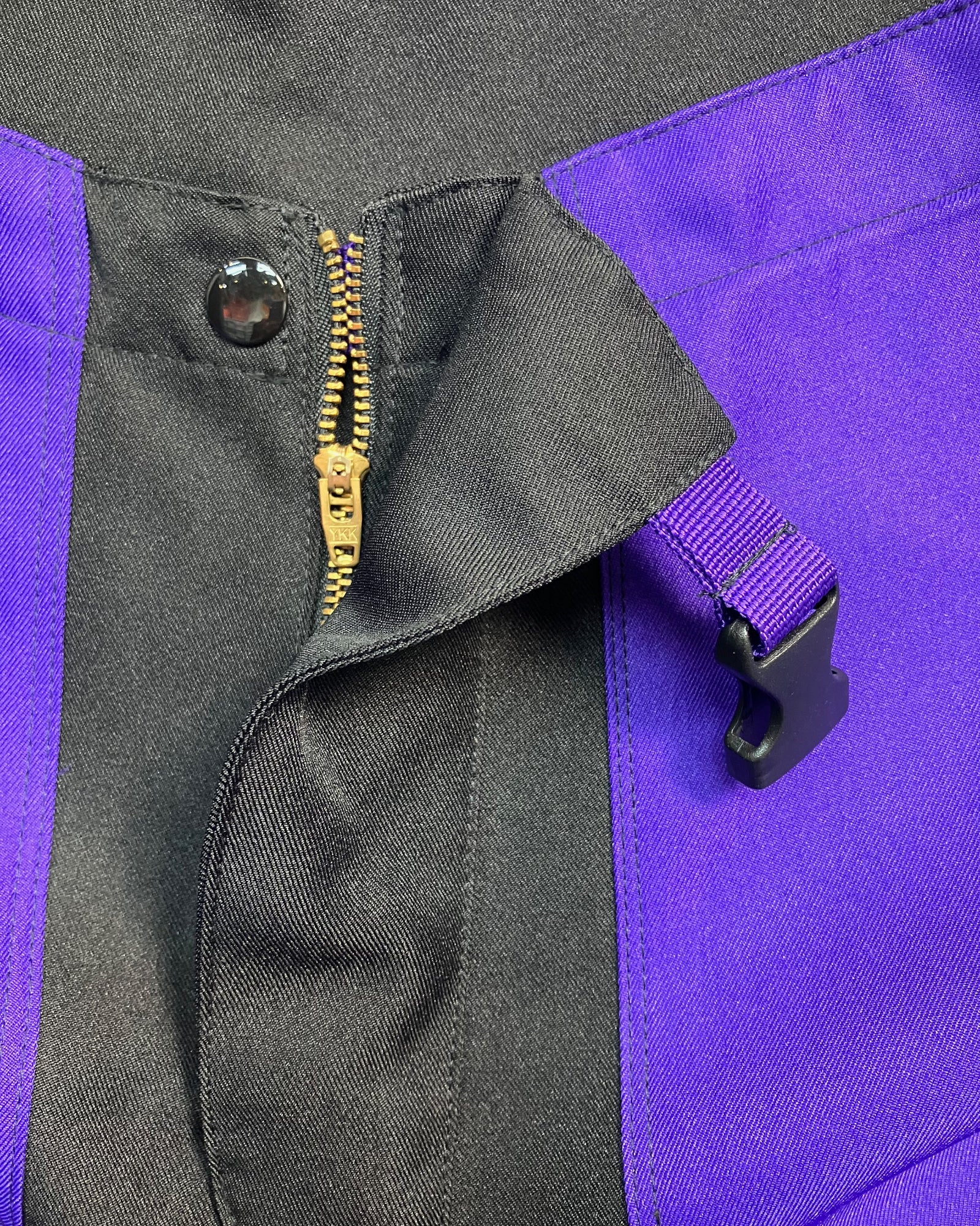 black regular biker-pants