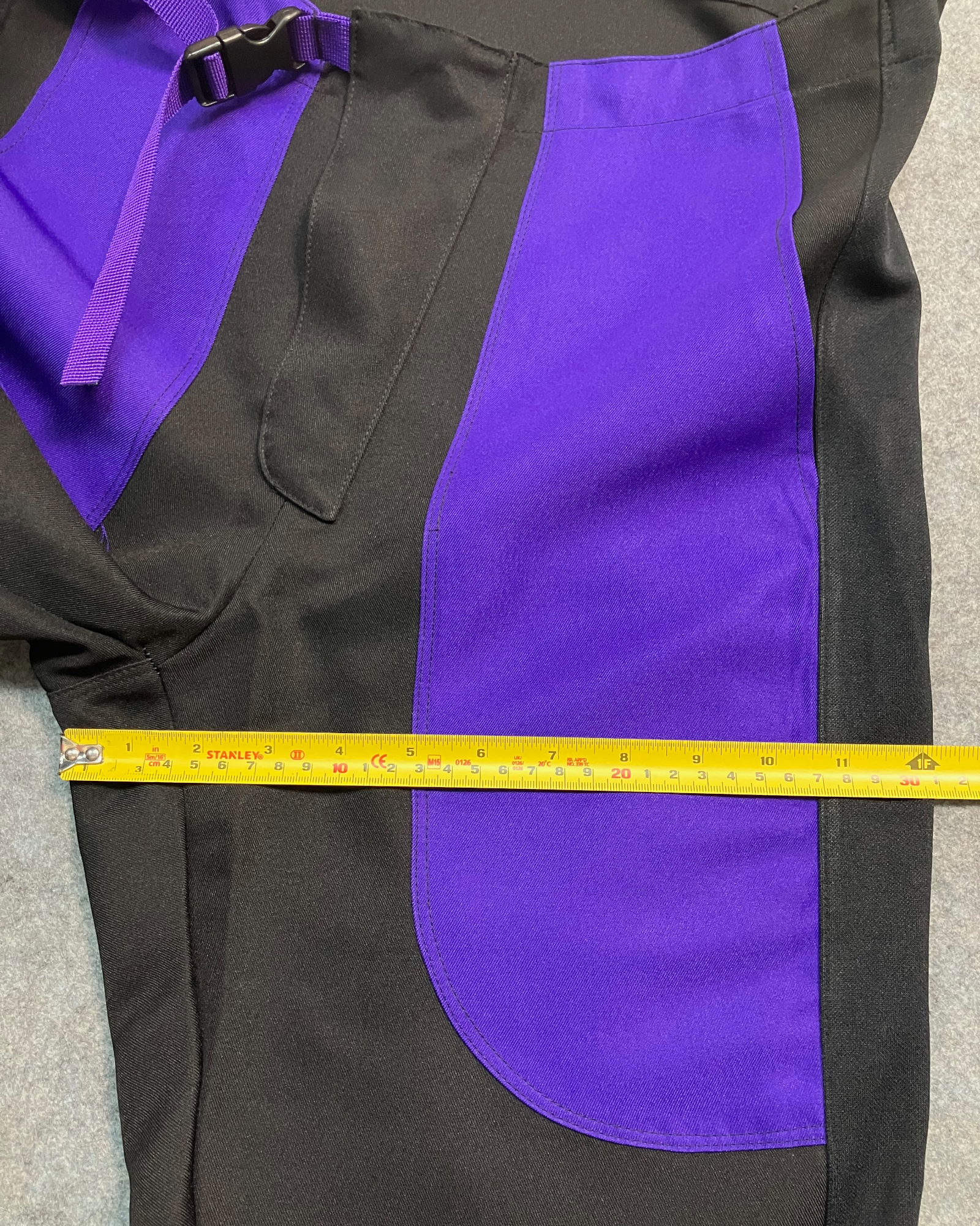 black regular biker-pants