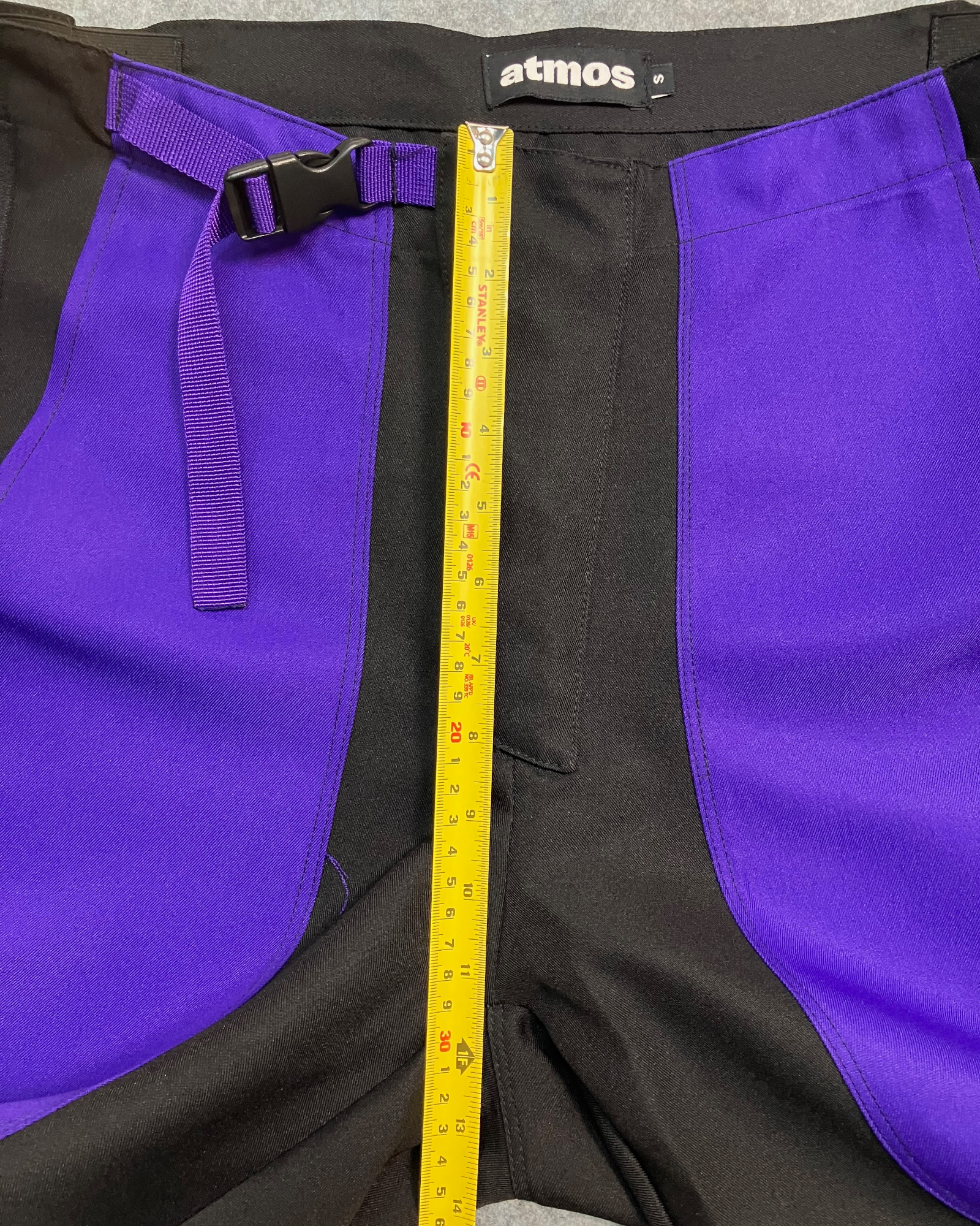 black regular biker-pants