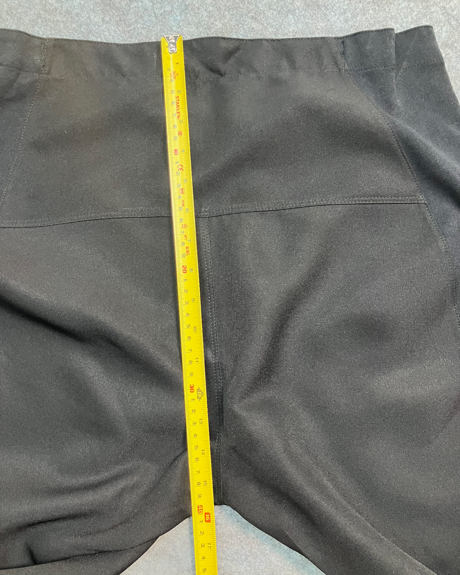 black regular biker-pants