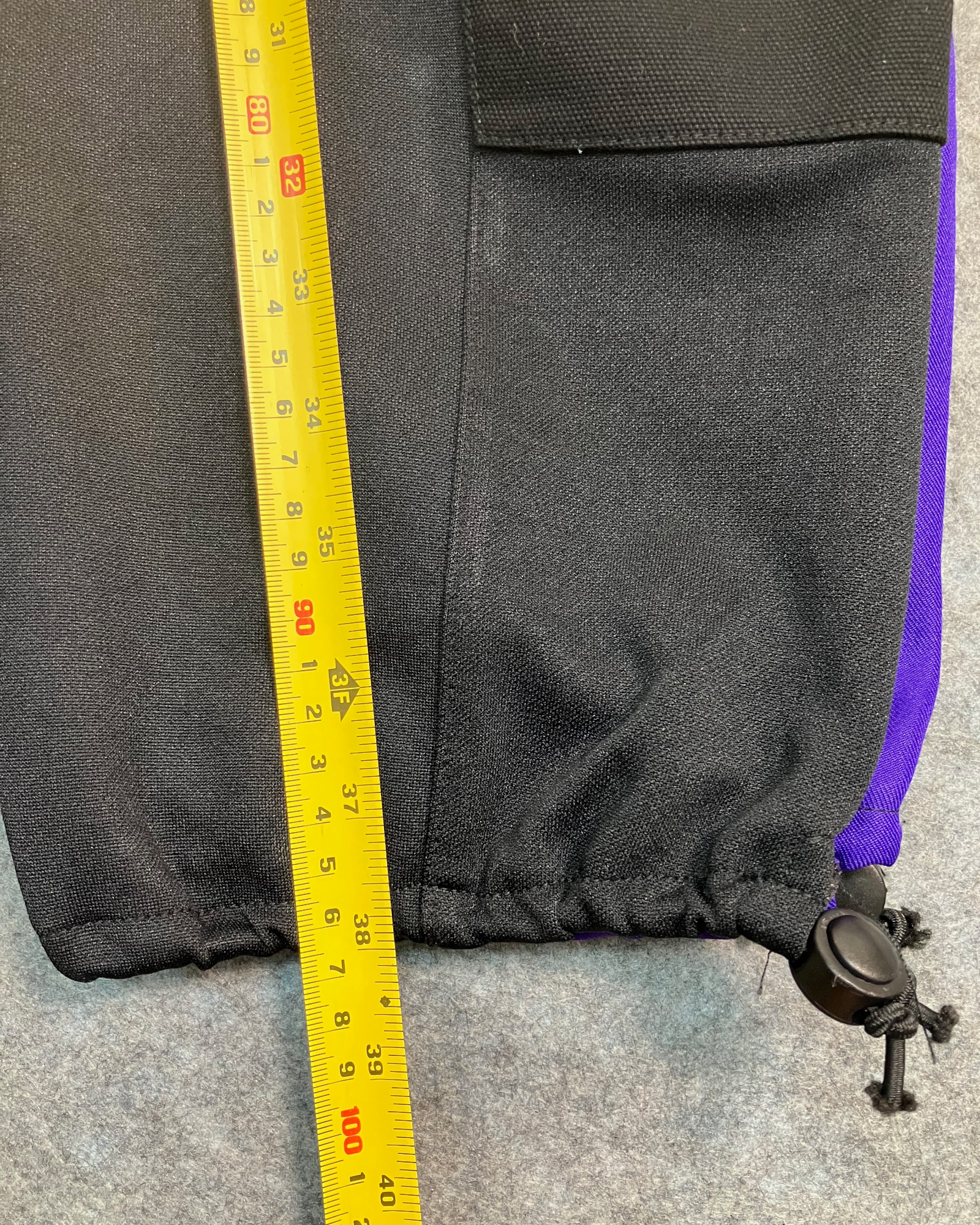 black regular biker-pants