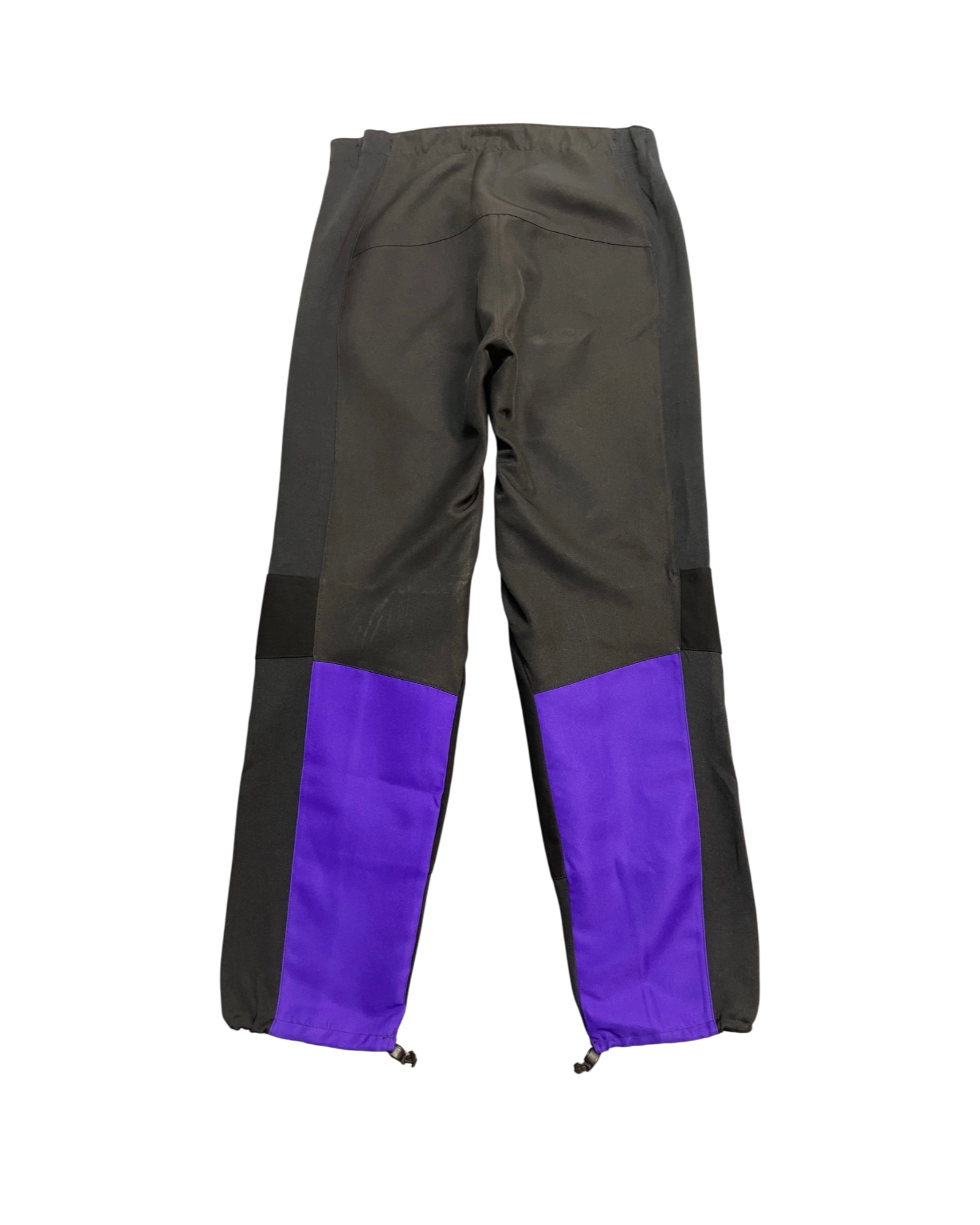 black regular biker-pants