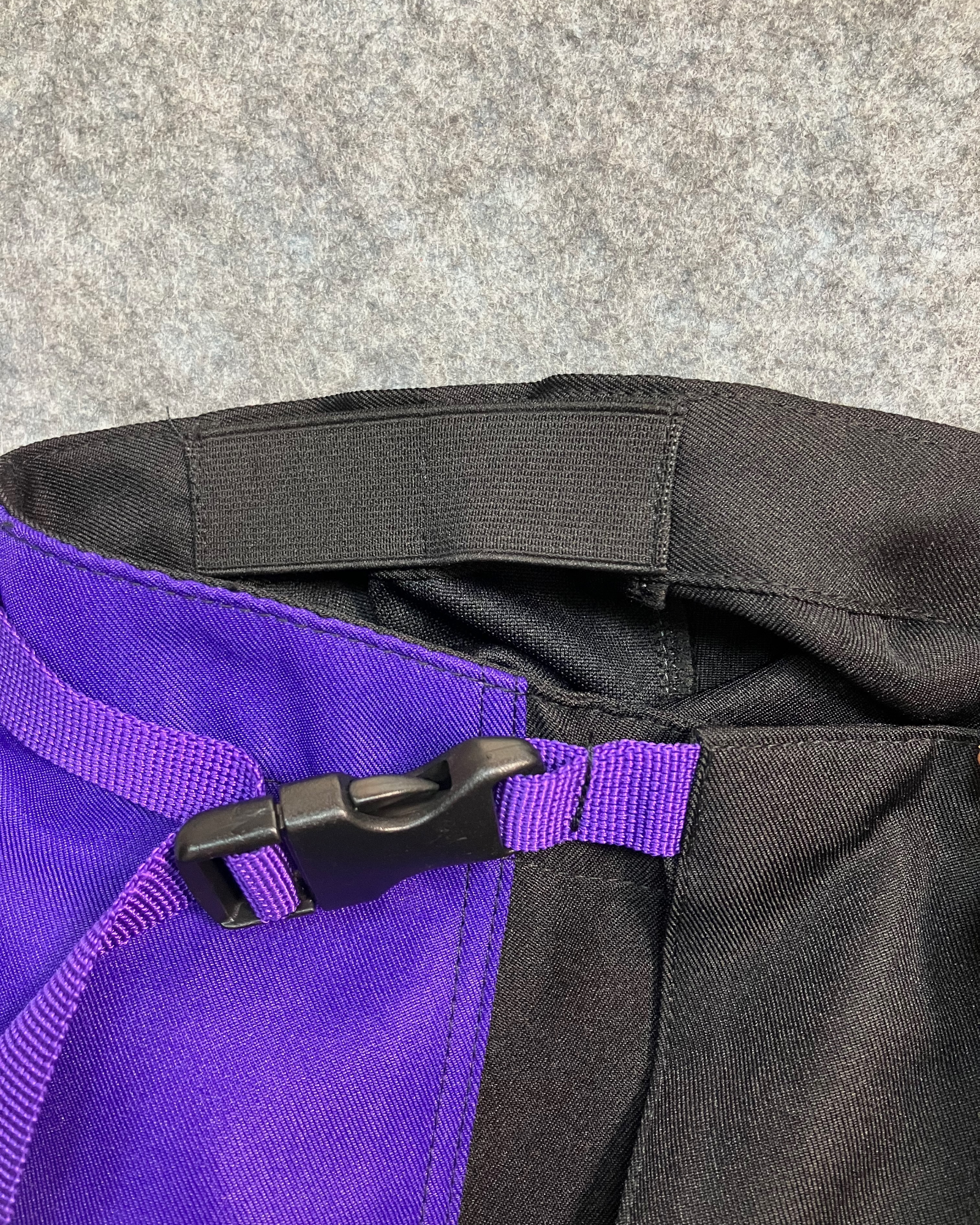 black regular biker-pants