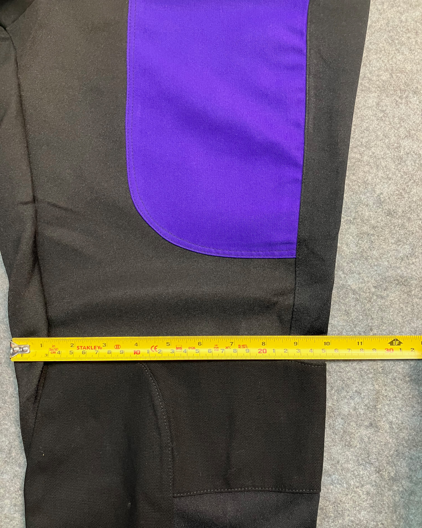 black regular biker-pants