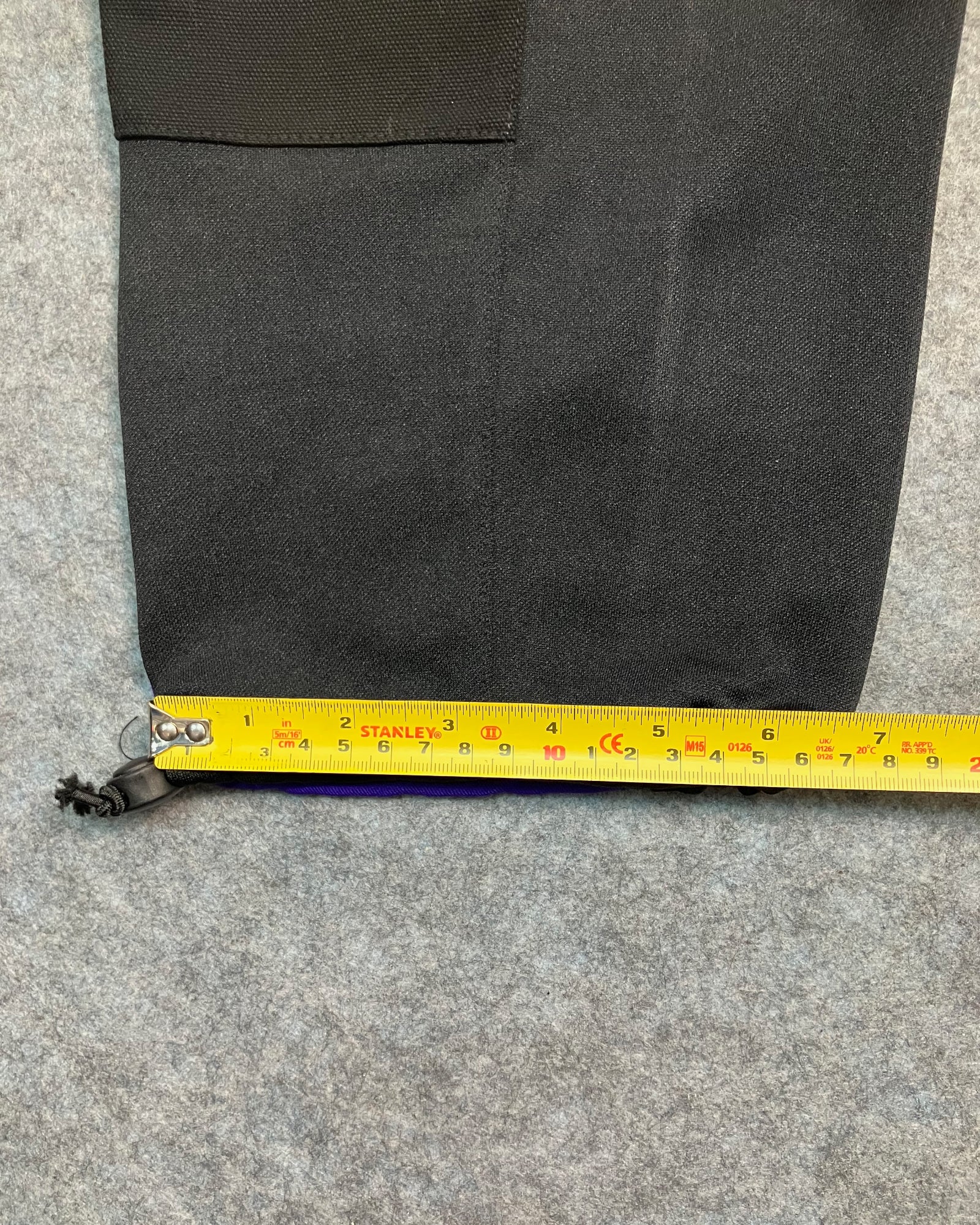 black regular biker-pants