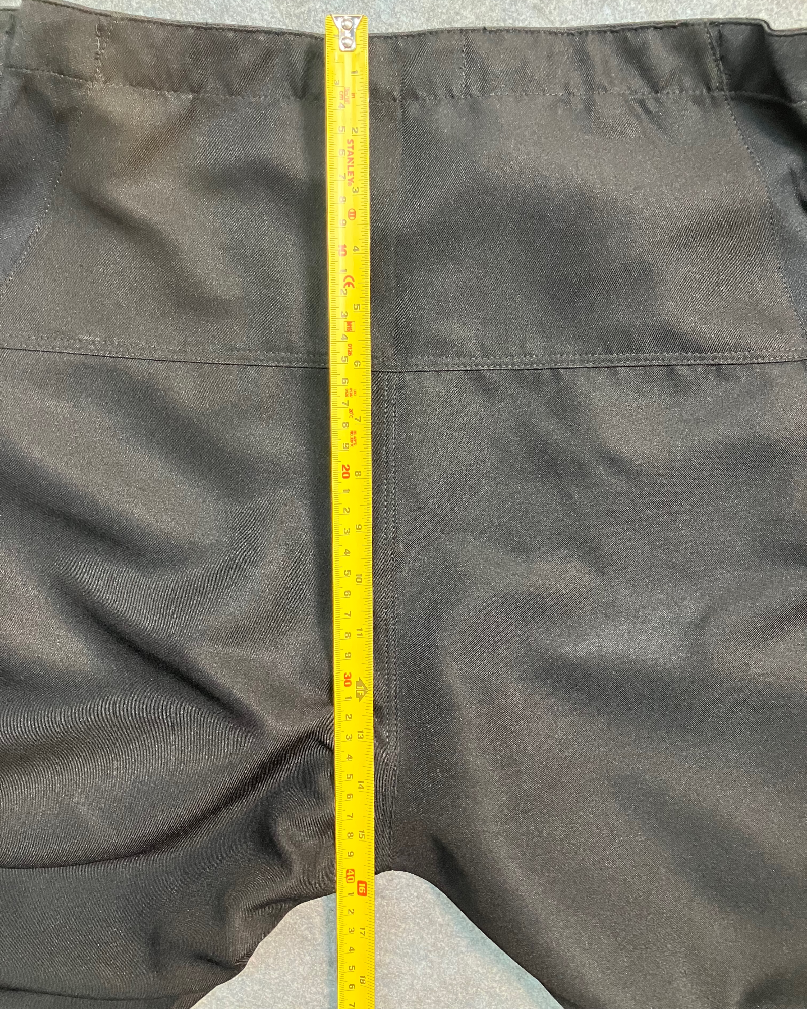 black regular biker-pants