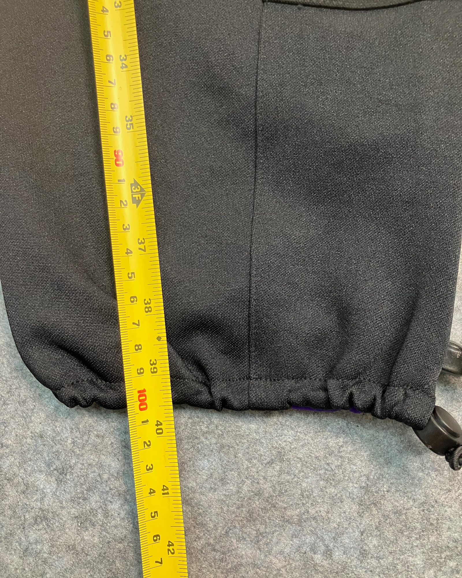 black regular biker-pants