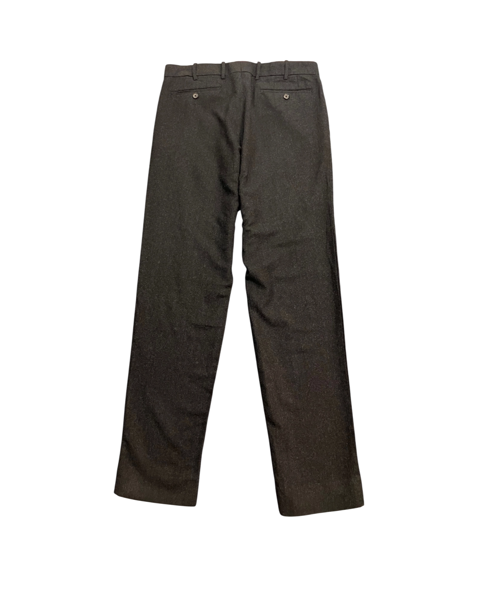 black straight trousers