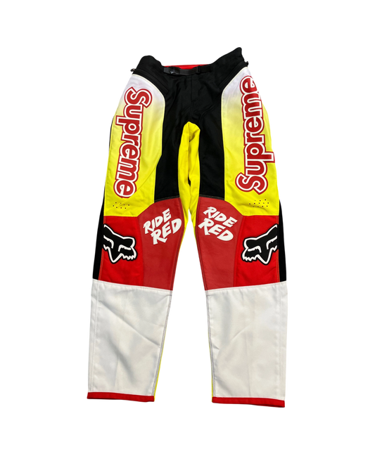 red yellow biker-pants