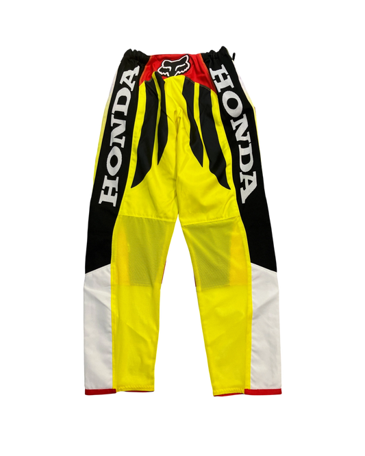 red yellow biker-pants
