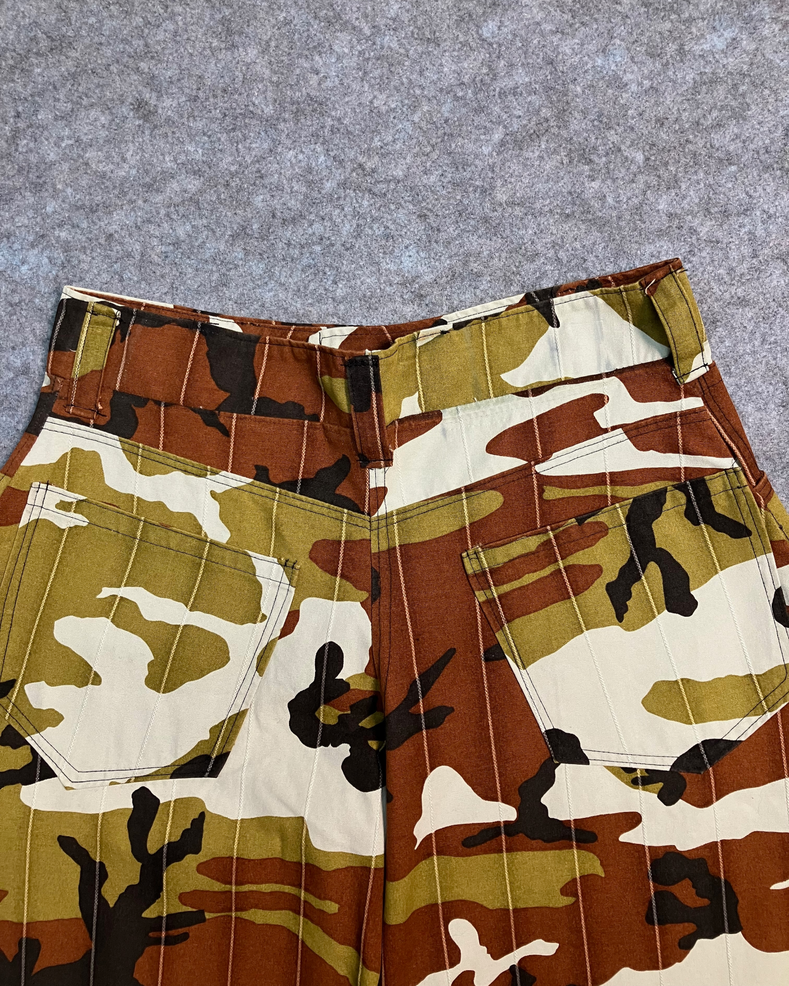 brown camo balloon-pants