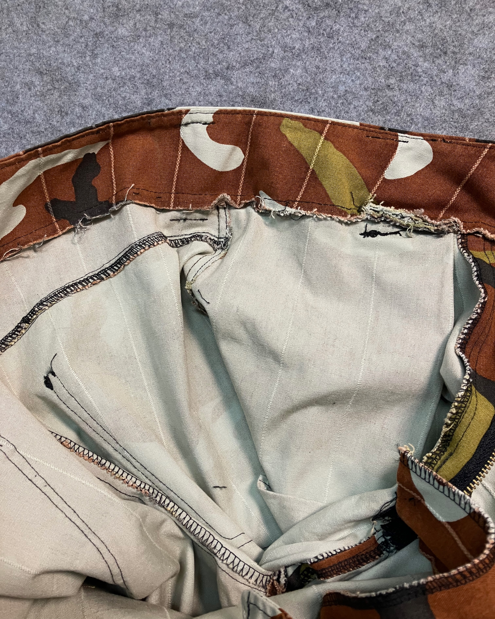 brown camo balloon-pants