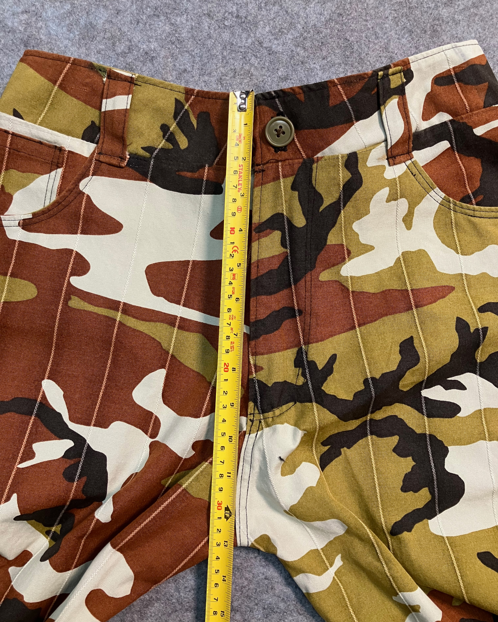 brown camo balloon-pants