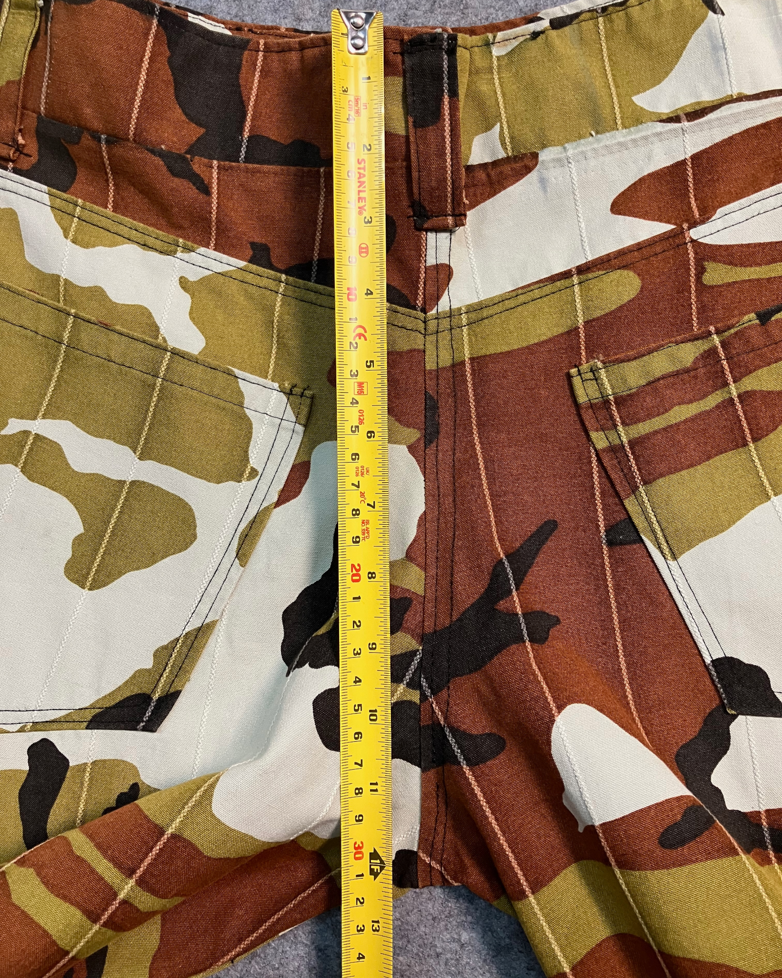 brown camo balloon-pants