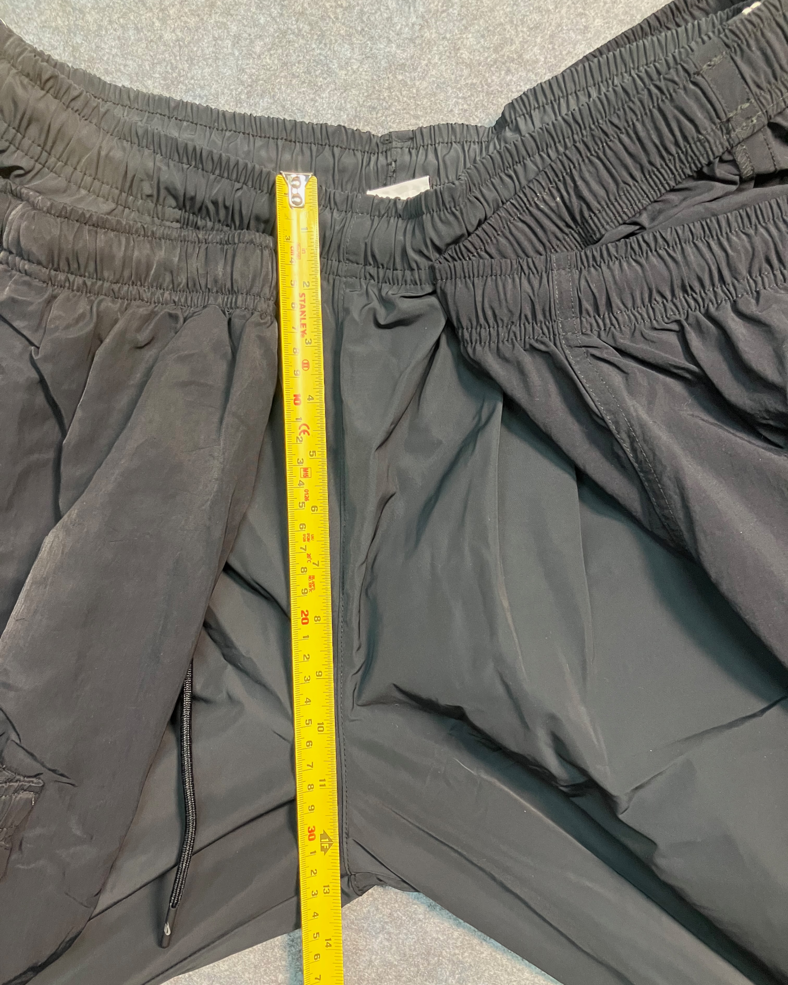 black layer jumbo pants