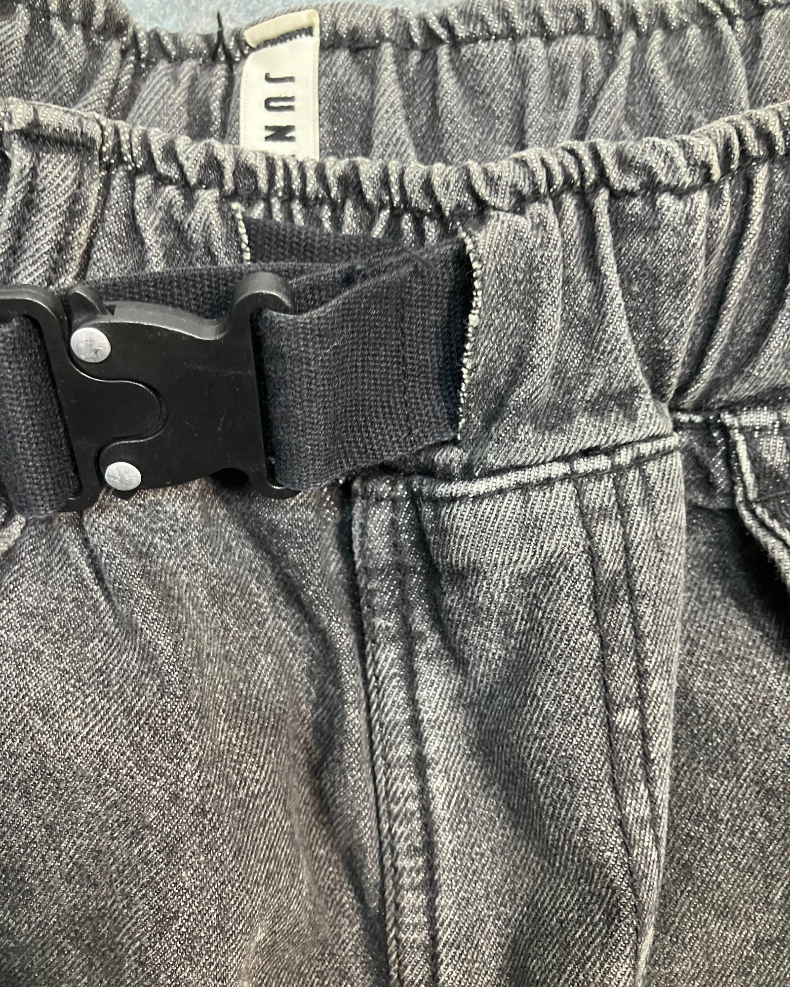 black distressed shorts