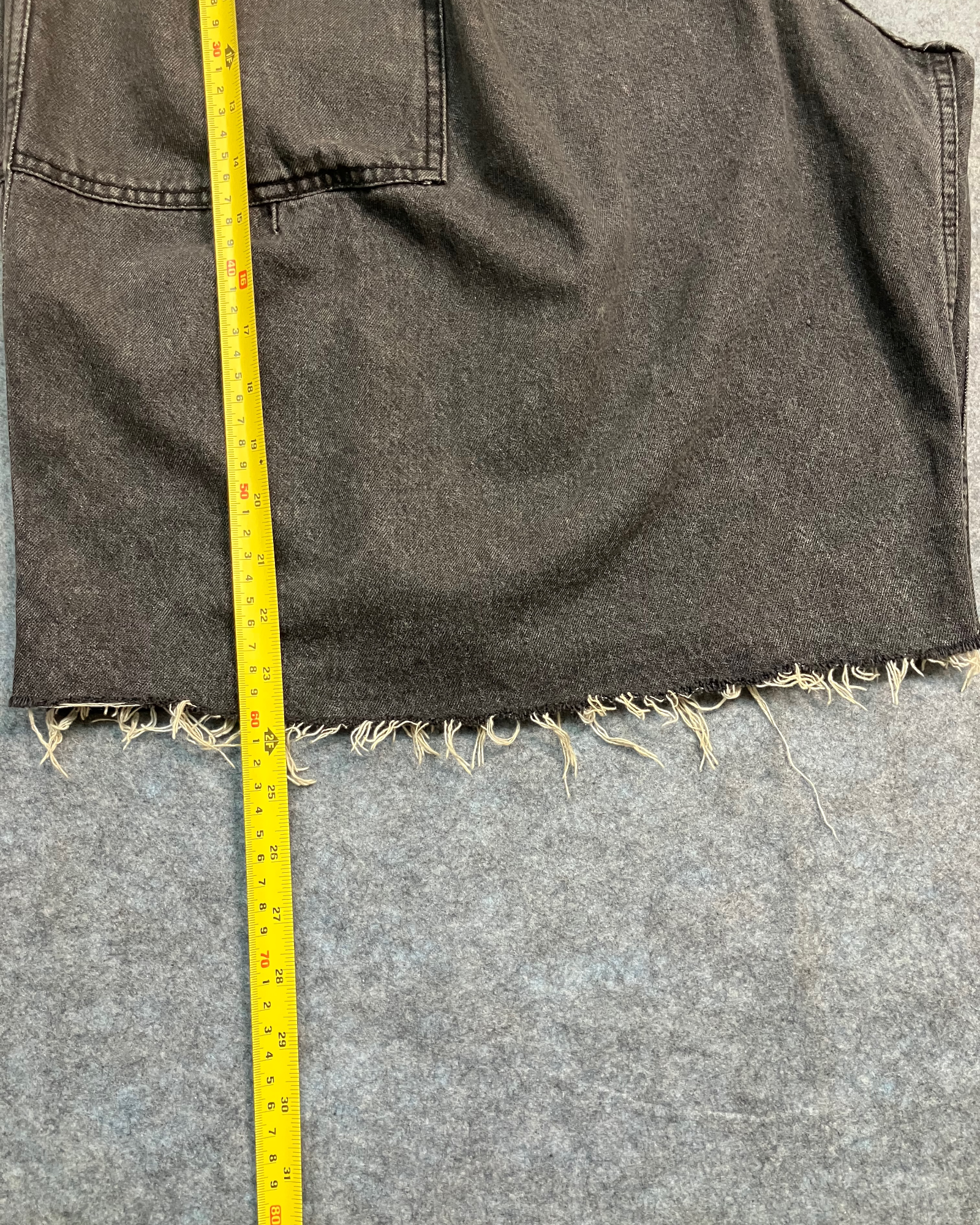 black distressed shorts