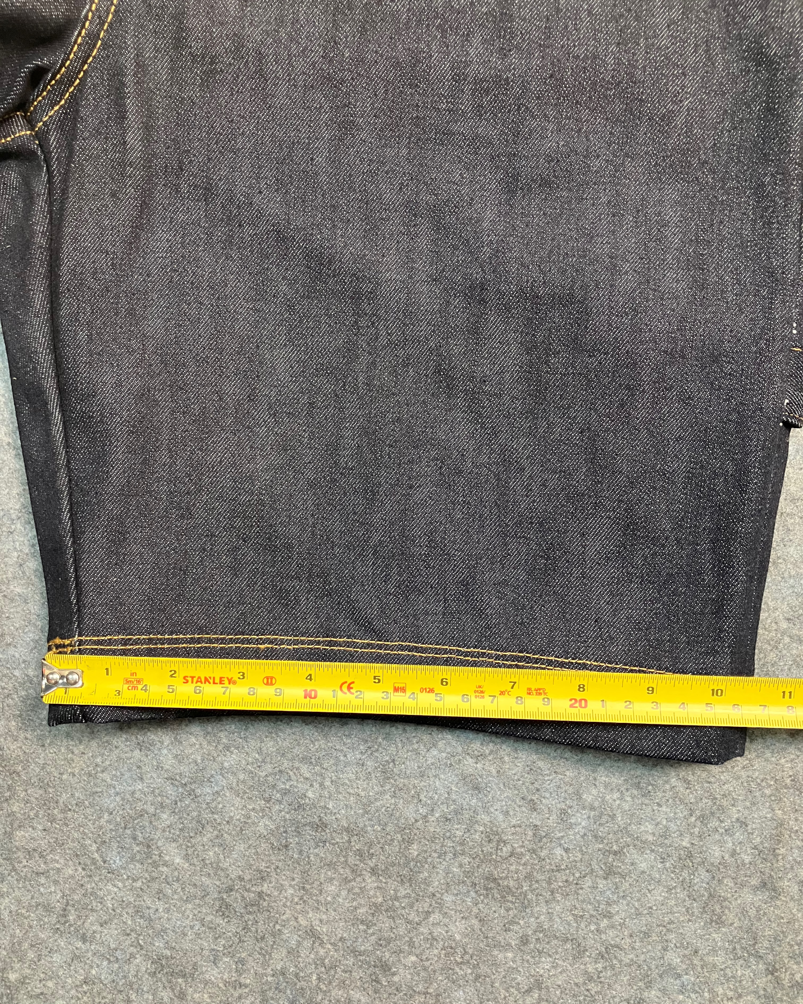 blue embroidery shorts