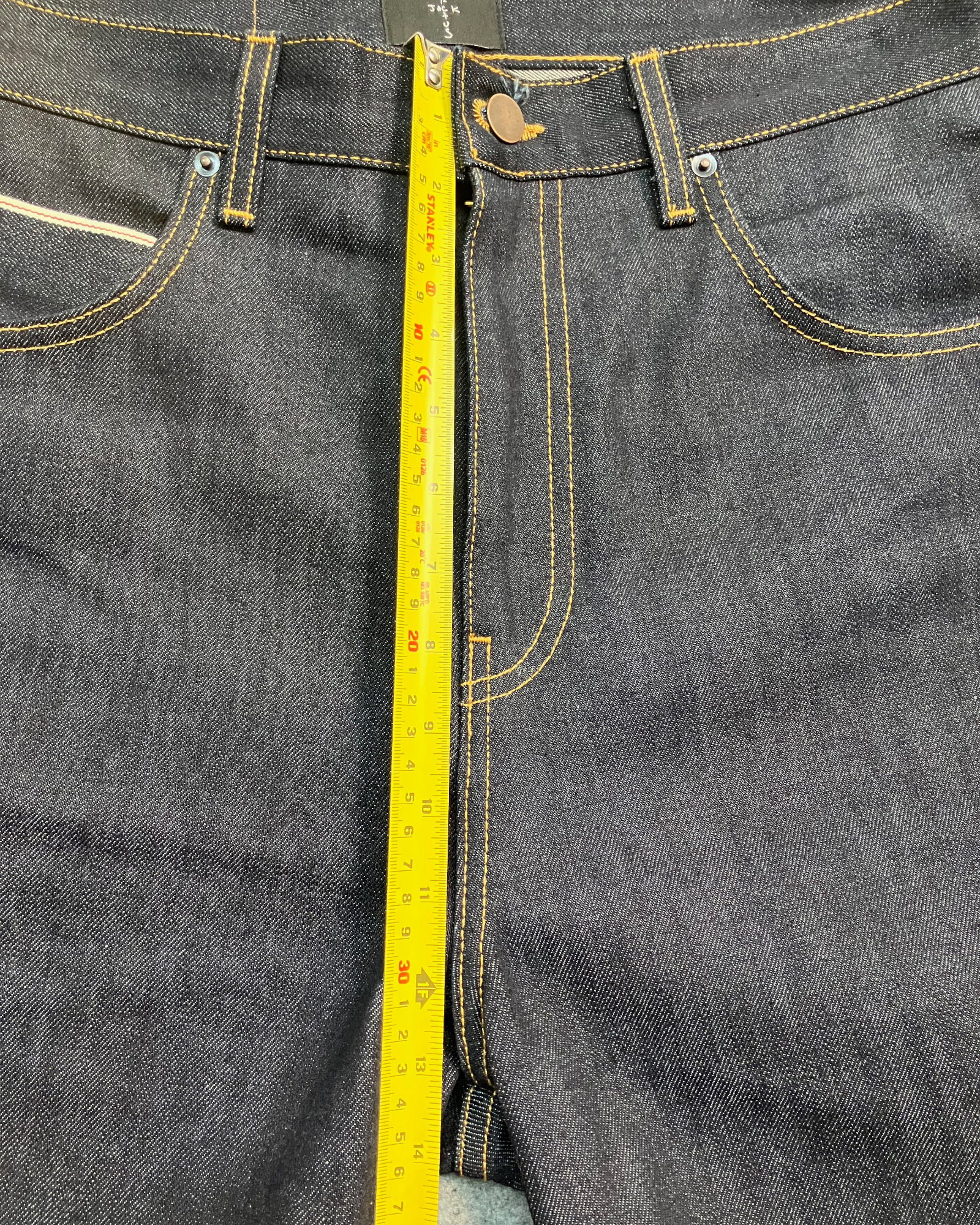 blue embroidery shorts